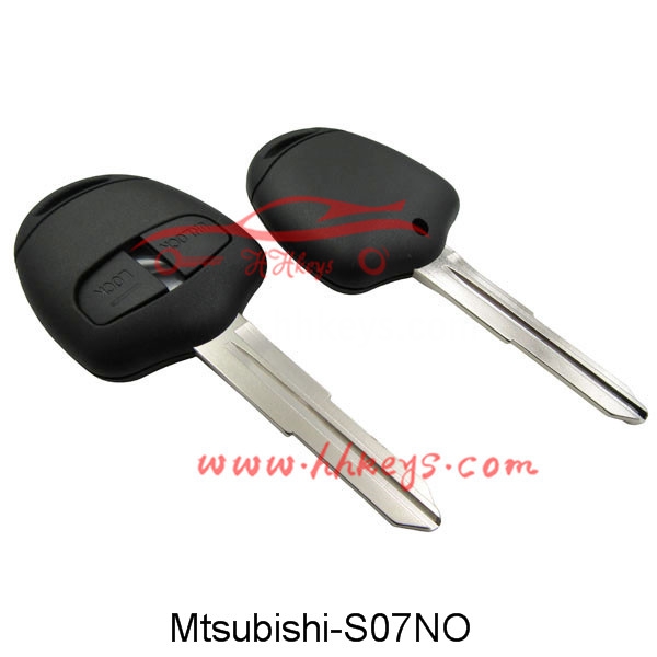 Mitsubishi 2 Buttons Remote Key Shell With Left Blade No Logo