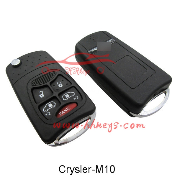 Chrysler 4+1 Buttons Modified Flip Key Shell