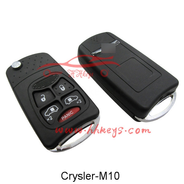 Factory source Car Remote Key System -
 Chrysler 4+1 Buttons Modified Flip Key Shell – Hou Hui