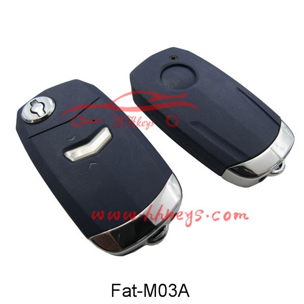 Fiat Bravo 1 Button Blue Modified Car Key Shell (SIP22)