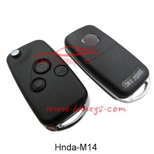 Well-designed Auto Lock Equipment -
 Honda 3 Button Modified Flip Key Cover – Hou Hui