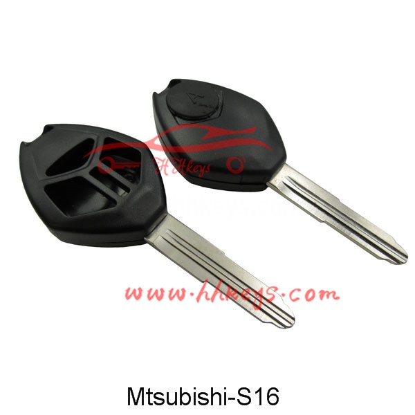 Mitsubishi 3 Buttons Remote Key Shell With Right Blade No Button Pad