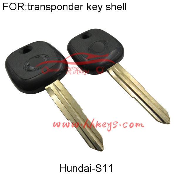 Hyundai Transponder key shell with logo