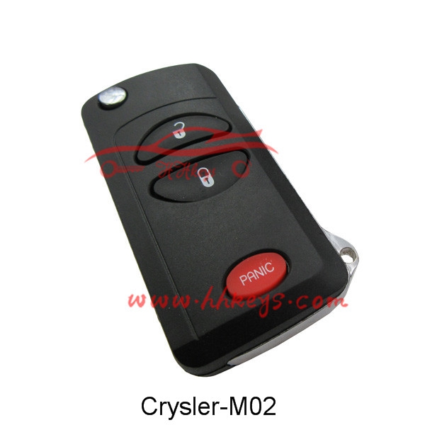 Chrysler 2+1 Buttons Modified Flip Key Shell