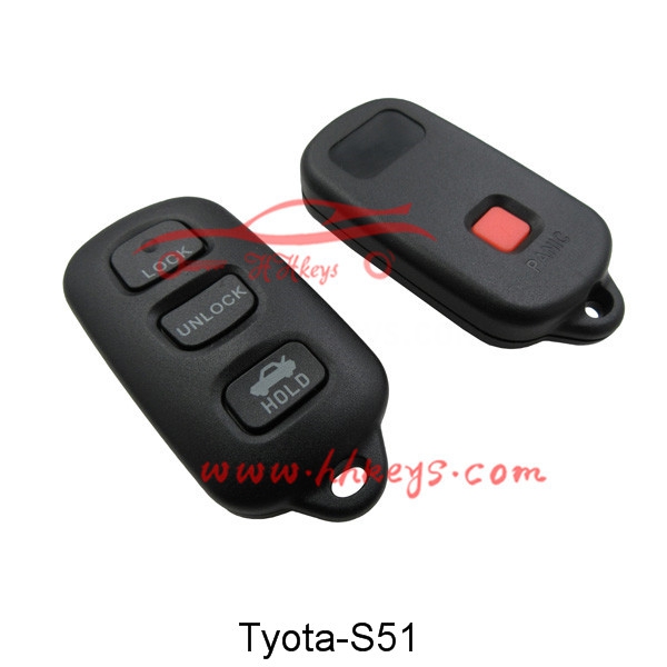 Cheap PriceList for Counter Remote Master -
 Toyota 3+1 Buttons Remote key shell – Hou Hui