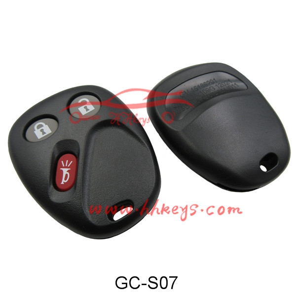 GMC 2+1 Buttons Remote Key Shell( Words in The Back)