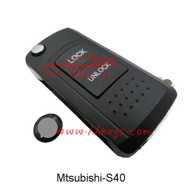 Mitsubishi 2 Buttons Flip Key Shell Featured Image