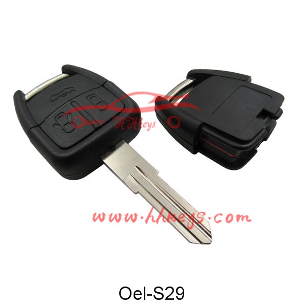 New Style Opel 3 Button Remote Shell With  HU46 Right Blade