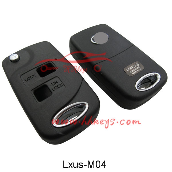 Big Discount Auto Cn3 Transponder Chip -
 Lexus No Button 2 Buttons modified flip key shell  – Hou Hui