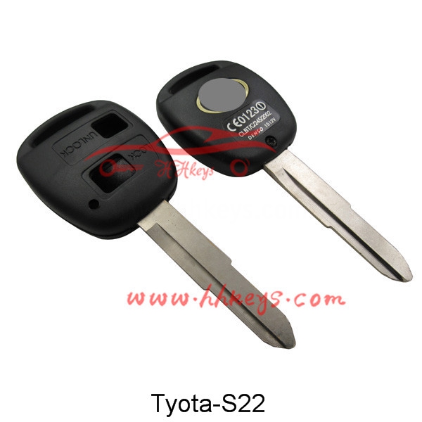 Toyota 2 Buttons Remote key shell