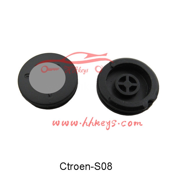 Citroen 1 Button Pad Replacement Met Logo