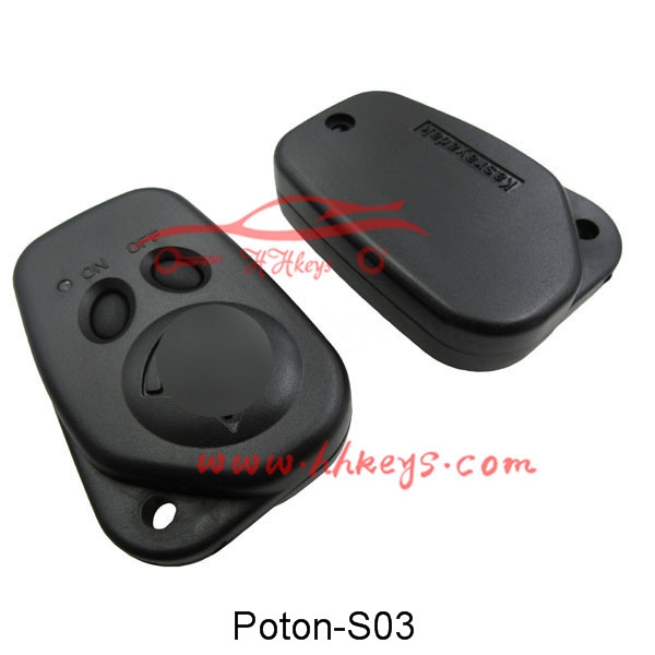 Protoni 2 Button Remote Key Uchunguzi Kwa Logo