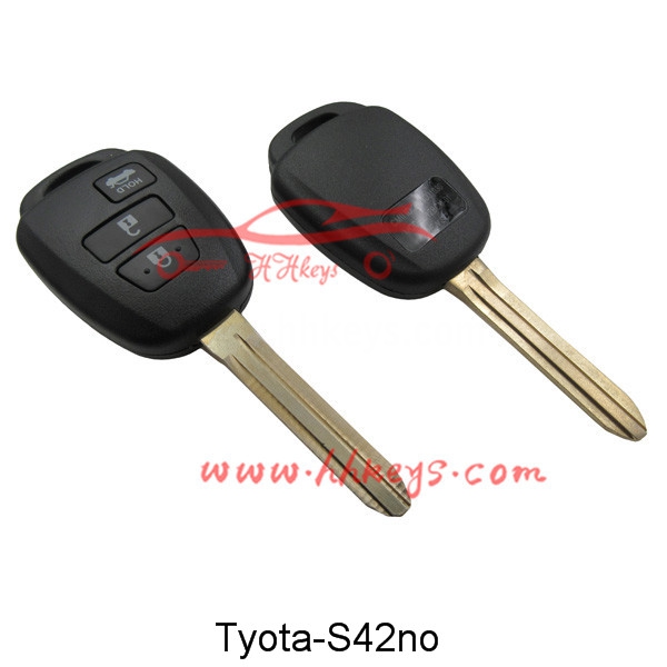 Toyota 3 Buttons Remote key shell