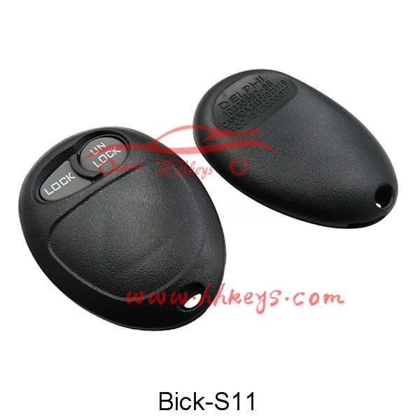 OEM/ODM Factory Auto Remote Key -
 Buick 2 Buttons Remote Key shell – Hou Hui
