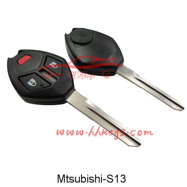 China wholesale Remote Key For Dodge -
 Mitsubishi 2+1 Buttons Remote Key Shell With Left Blade And Button – Hou Hui