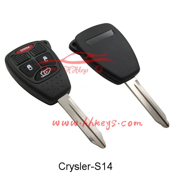 Chrysler 3 + 1 Pogas tālvadības atslēgu apvalks
