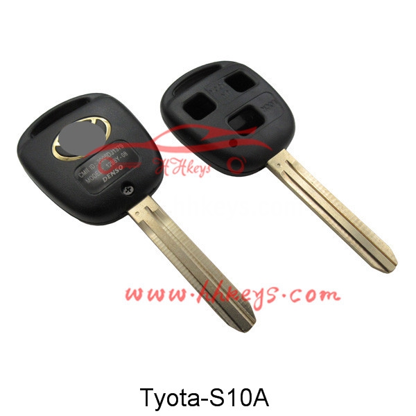 Toyota 3 Buttons Remote key shell