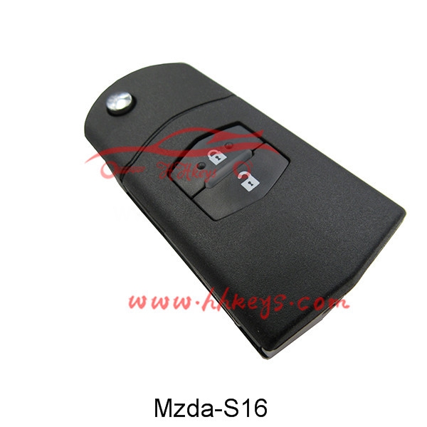 Mazda Original 2 Buttons Flip Key Shell