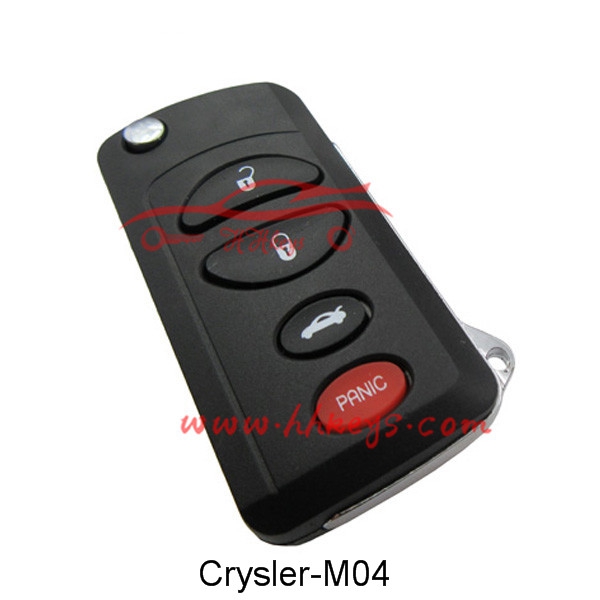 Chrysler 3+1 Buttons Modified Remote key shell