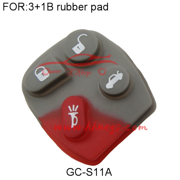 GM 3+1 Buttons Rubber Pad