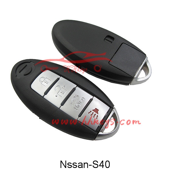 Old Model Nissan 4 Button Smart Key Shell