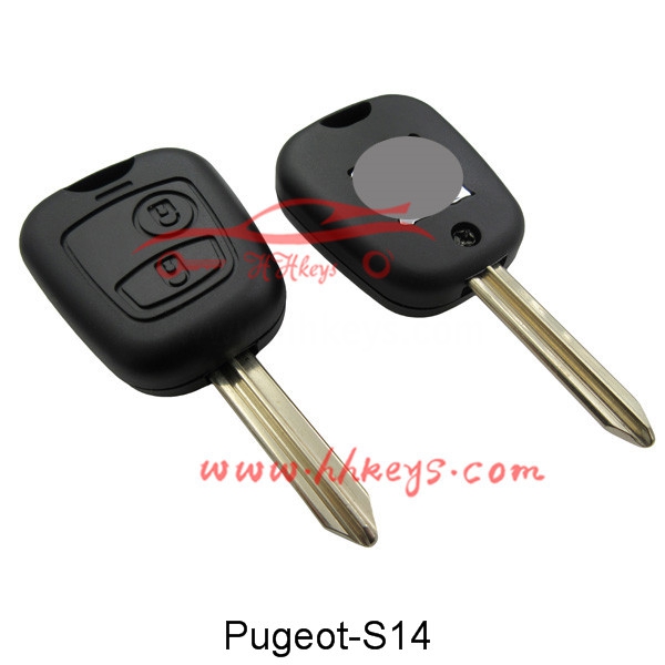 Peugeot Partner 2 Button Remote Key Shell(X type)