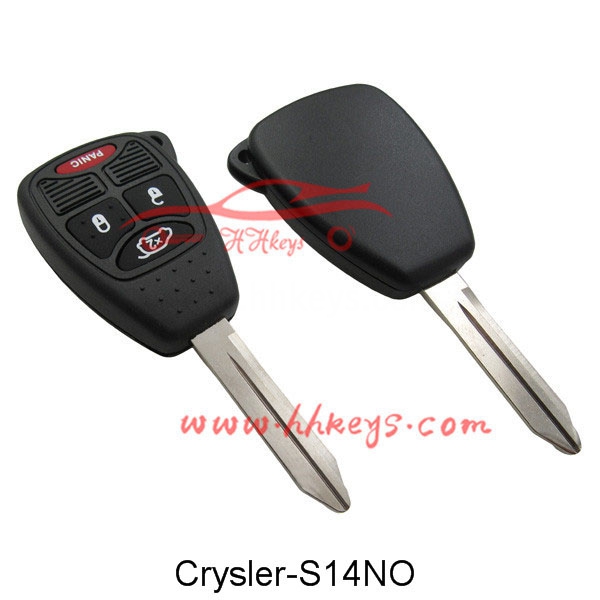 Cheap price Car Key Chips -
 Chrysler 3+1 Buttons Remote key shell – Hou Hui