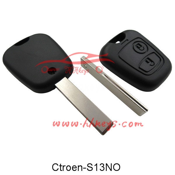 Citroen C5 2 Buttons 407 Remote Key Shell No Logo(HU83 Blade)