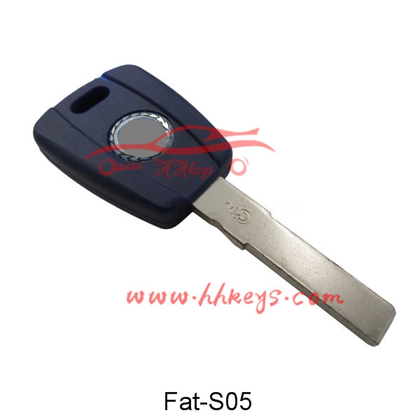 Fiat Transponder Key Shell With SIP22 Blade (Blue)