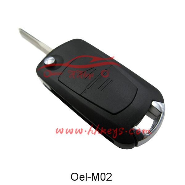 Opel 2 Button Modified Flip Remote Key Shell (HU43)
