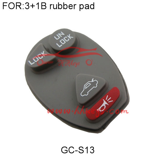 GM 3+1 Buttons Rubber Pad