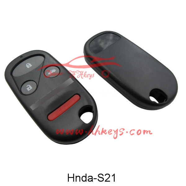 Honda 3+1 Button Remote Key Shell