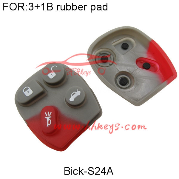 Buick 3+1 Buttons Rubber pad