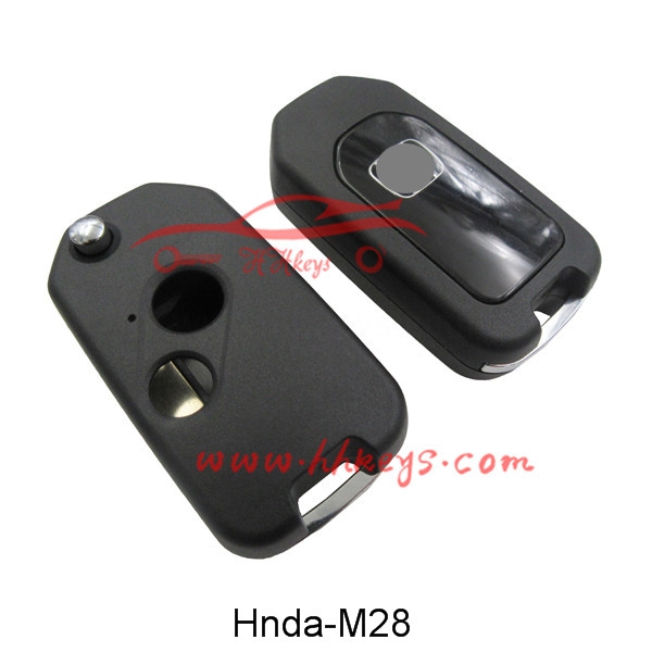 Fixed Competitive Price Fast Key Machine -
 Honda 2 Button Modified Flip Key Fob Shell No Buttons – Hou Hui