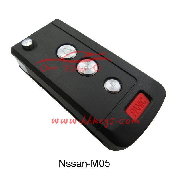 Special Design for Automotive Key Cutting Machine -
 Nissan 3+1 Buttons modified flip key shell – Hou Hui