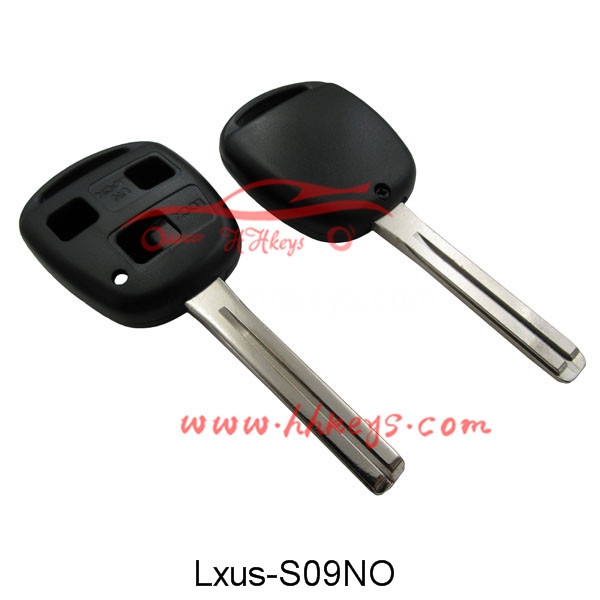 Lexus 3 Tombol remote Key Shell No Logo (TOY40 pisau)