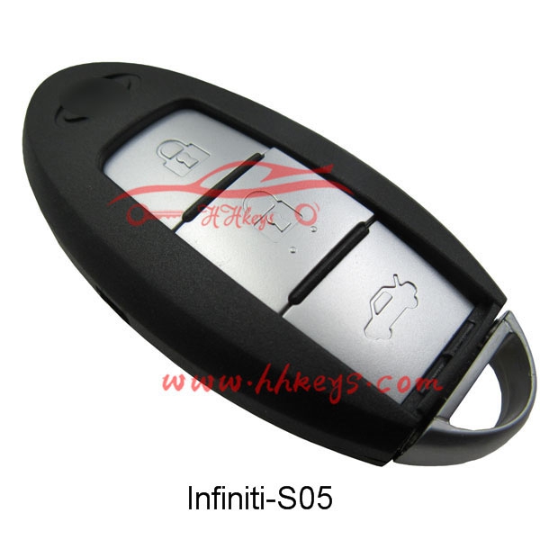 Factory Free sample Folding Car Key Case -
 Infiniti FX35 FX45 3 Button Smart Remote Key Shell  – Hou Hui