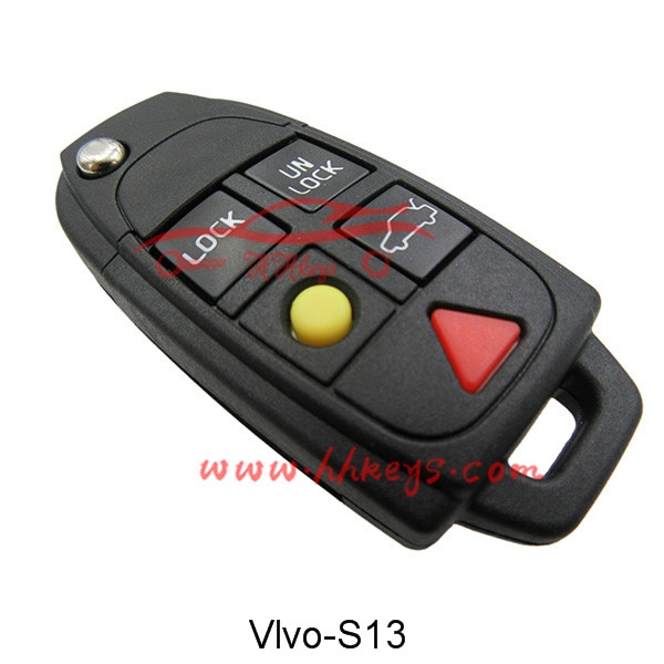 Volvo 5 Toets Flip Remote Key Shell