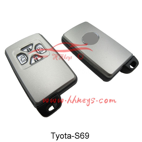 Toyota 4 Buttons Smart key shell