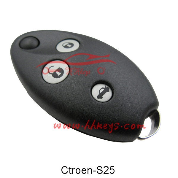 Citroen 3 Buttons Flip Remote Key Shell (SX9 Type)