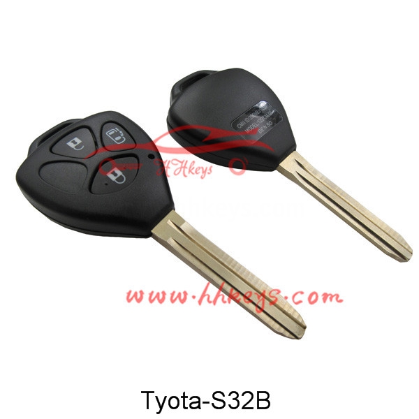 2017 High quality Car Diagnostic Machine Prices -
 Toyota 3 Buttons Remote key shell – Hou Hui