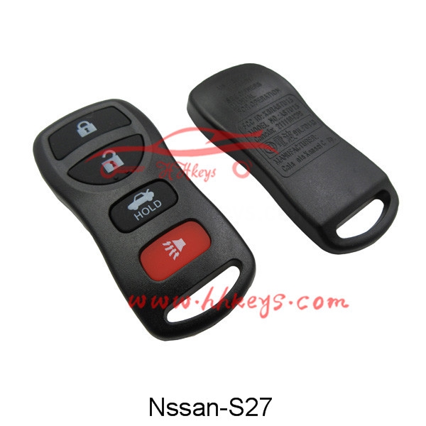 Nissan Tiida 3+1 Buttons Remote Key Case