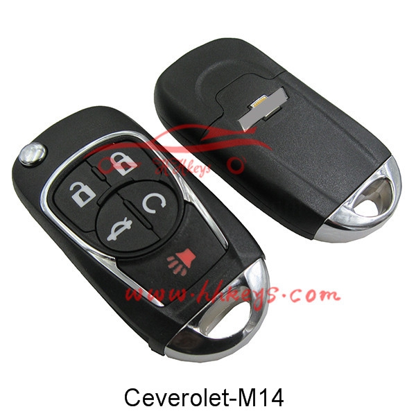 Chevrolet 5 Buttons Modified Flip Key Shell one side logo