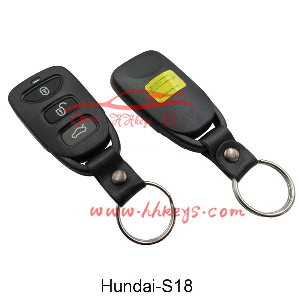 Hyundai Sonata 3 Buttons Remote Key Shell No Logo