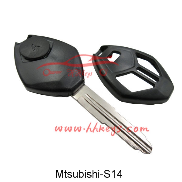 Mitsubishi 2+1 Buttons（No Button Pad）Remote Key Shell With Right Blade