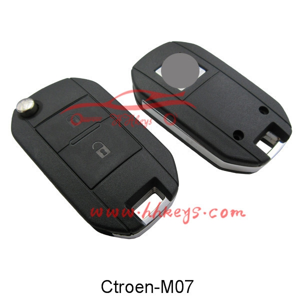 Wholesale Dealers of Remote Key Fob Case -
 Citroen/Peugeot 2 Buttons Modified Flip Key Blank (VA2) – Hou Hui