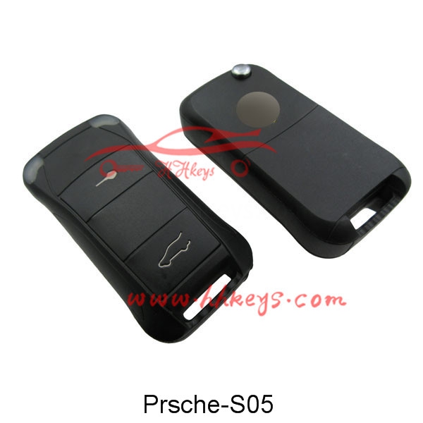 Porsche Cayenne 2 knapper Flip Remote Key Fob