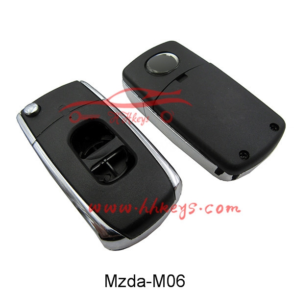 OEM/ODM Manufacturer Auto Smart Key -
 Mazda 2 Button Modified Flip Key Shell With Battery Place – Hou Hui